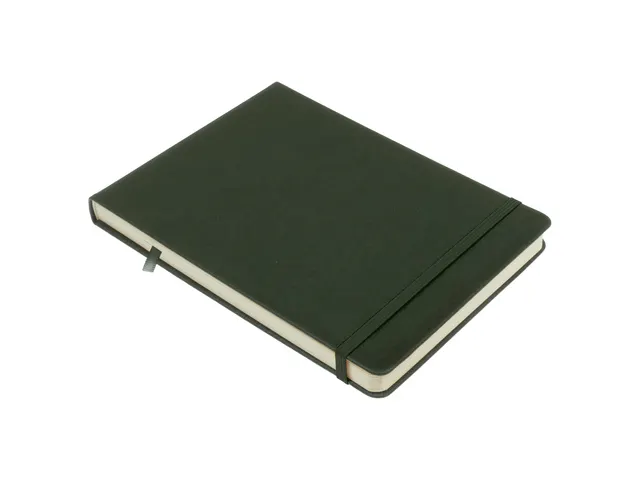 Schetsboek Kangaro A5 landscape forest green PU HC 80 vel 140gr roomwi