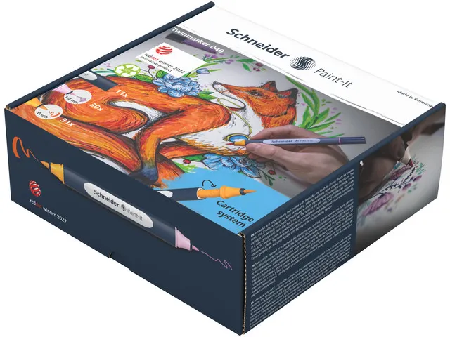 Twinmarker Schneider set Paint-It 040 72 stuks ass. kleur