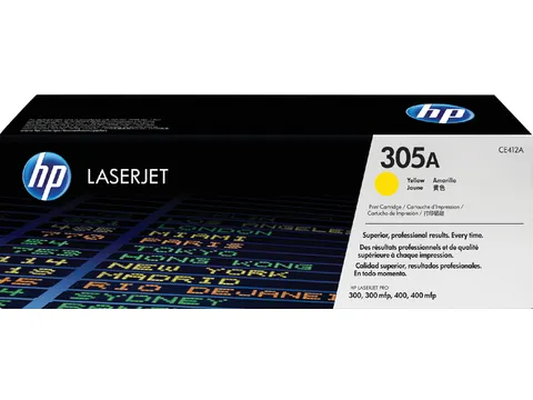 Tonercartridge HP CE412A 305A geel