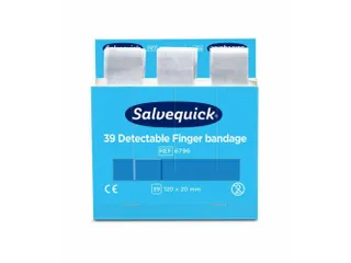 Cederroth 6796 vingerpleister, detecteerbaar blauw, doos met 6 navulli - 1
