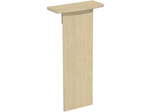designelement,v. balie,B 500mm,hout,esdoorn