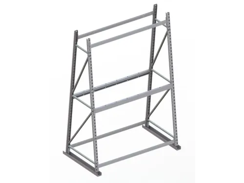 magazijnrek voor profielen,grondveld,tweezijdig,HxBxD 2200x1400x800mm