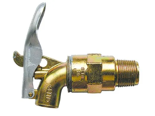 Vatkraan,schroefdraad 3/4 inch,zink,zelfsluitend,afsluitbaar