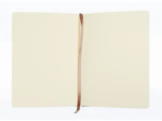 Schetsboek Kangaro A5 cognac PU HC 80 vel 140gr roomwit met elastiek e - 6
