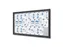 Vitrinekast mededelingenbord Outdoor 24xA4 met gasveer Antraciet