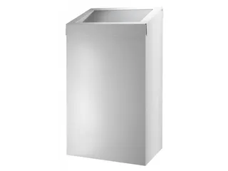 Afvalbak 50 Liter Gesloten Wit - 1