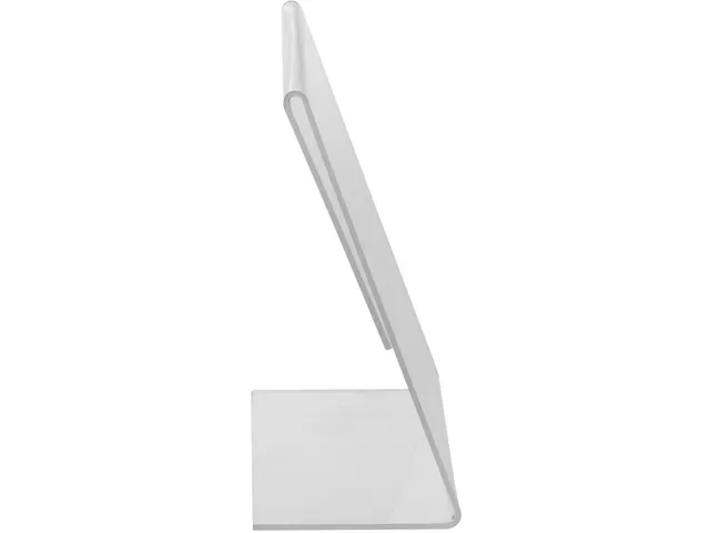 Kaarthouder Budget L-Standaard A6 1,5mm Liggend Acryl set 10 stuks