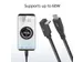 Kabel ACT USB-C standaard naar USB-C hoek boven/beneden 10Gbps 1m