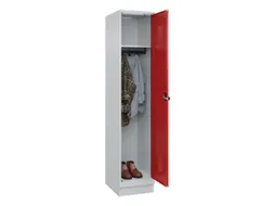 locker,HxBxD 1950x400x500mm,1vak,vak B 400mm,draaigrendel,sokkel