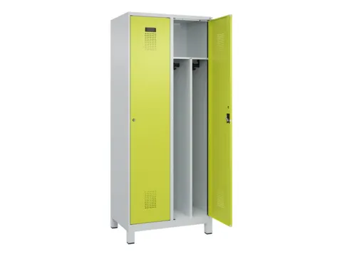 locker voor scheiding van kleding,HxBxD 1950x800x500mm,2vak