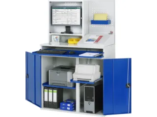 Computerkast 1770x 1100x 520mm Uittreklade Voor Toetsenbord Monitorvak - 5