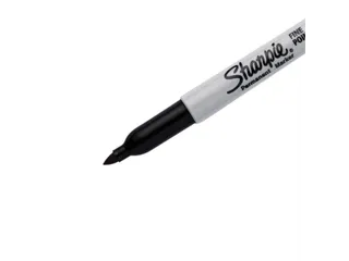 Viltstift Sharpie Fijne punt rond 0.9mm Blister à 2 stuks Zwart - 3