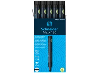 Viltstift Schneider Maxx 130 Rond Zwart 1-3mm - 4
