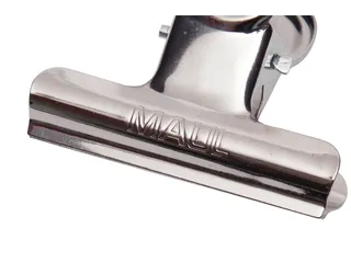 Papierklem MAUL Bulldog 50mm capaciteit 20mm zilver - 4
