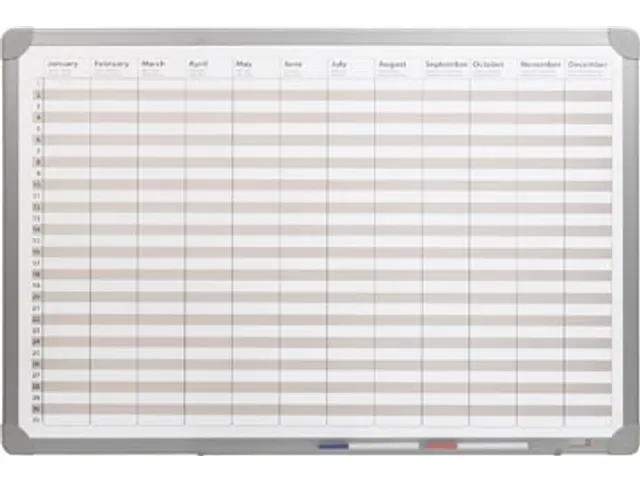 Magnetisch Jaarplanner Desq 60x90cm
