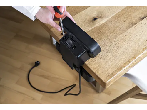 Stekkerdoos Brennenstuhl Estilo bureau duplex 10-voudig 1 USB C, 1 USB
