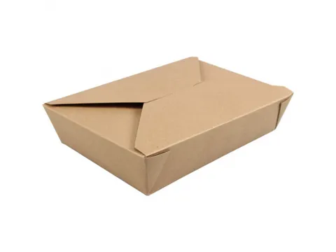 Biodore maaltijdbox Karton +PLA 158x218x48mm 8x25 Stuks