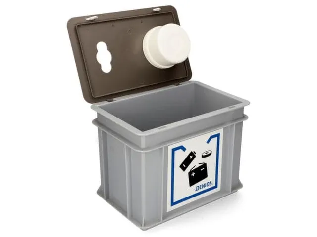 verzamelbak voor lege batterijen,20l,HxBxD 235x300x400mm