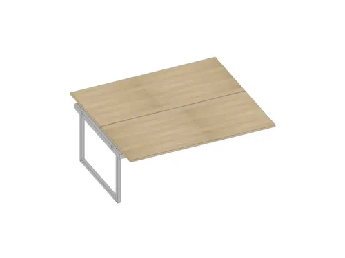 aanbouwtafel,v. benchtafel,HxBxD 730x1800x1600mm,blad eiken