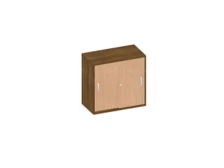 schuifdeurkast HxBxD 770x800x430mm romp noten decor front beuken - 1