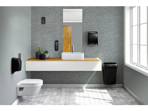 Damesverbandzakdispenser Katrin zwart 92247