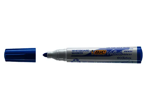 Viltstift Bic Velleda 1701 whiteboard rond large blauw
