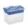 Q-line opbergbox 9L met bakje transparant blauw - 30x20x22,3cm