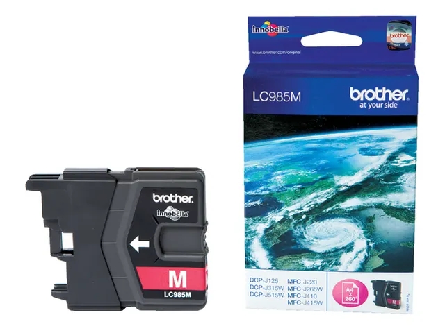 Inktcartridge Brother LC-985M rood