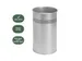 Papierbak Zilver Metaal 21 Liter