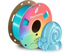 Polymaker 3D printer Filament Panchroma PLA Silk 1,75mm Lichtblauw 1kg