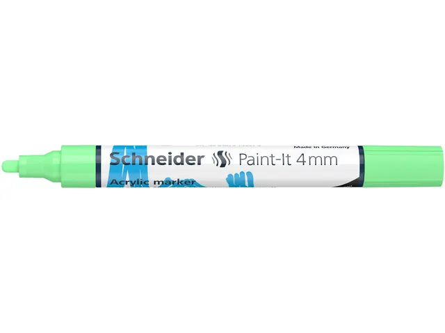 Marqueur acryl Schneider Paint-It 320 4mm pastel vert