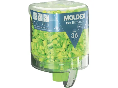 Moldex oordoppen Pura-Fit in PlugStation Zwart SNR 34 dB 250 Paar