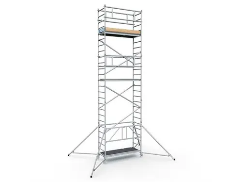 klapsteiger,platform BxD 1800x720mm,steiger H 5,55m,aluminium