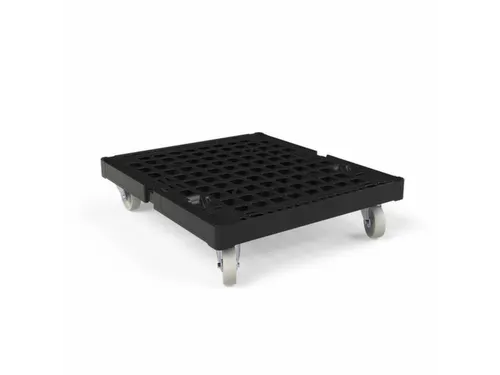 laadbord,draagverm. 500kg,LxB 815x724mm,kunststof,zwart
