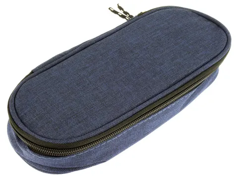 Etui Kangaro met inleg donker blauw ca 22x5x9cm