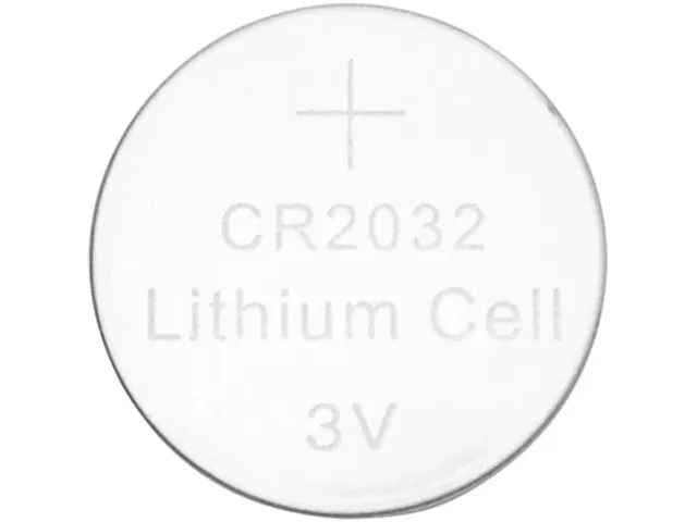 knoopcel, lithium, CR2032, blister van 4 stuks