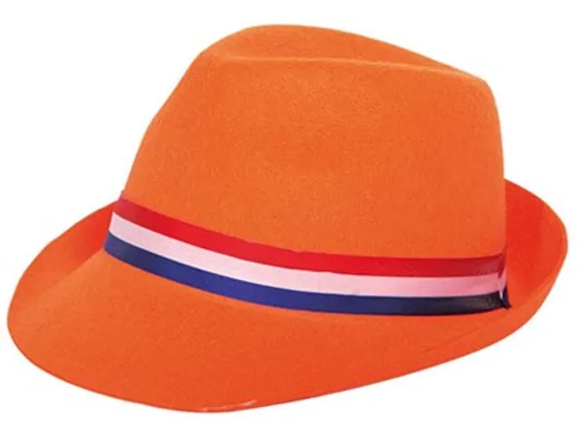 Oranje hoed trilby