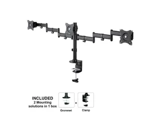 Monitorarm 3 Schermen 27 Inch Zwart Nm-d135d3black - 3