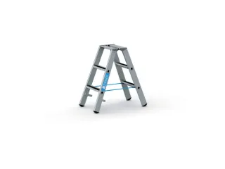 veiligheidsladder,beide zijden,2x3treden m. R13-laag,balk L 0,88m - 2