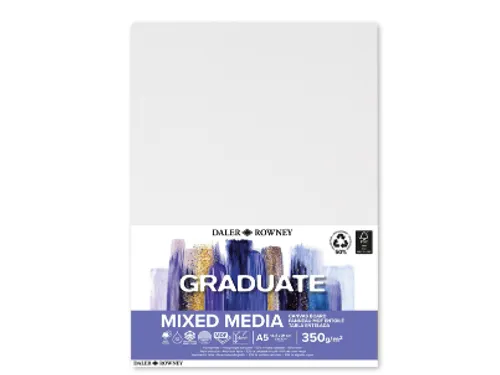 Canvasboard Daler Rowney Graduate A5 wit