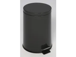 pedaalemmer,12l,HxØ 400x250mm,binnenbak kunststof,romp staal antracie