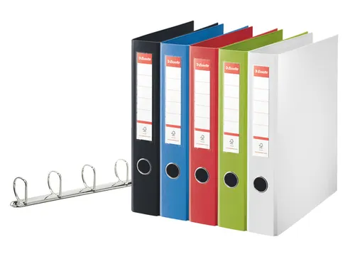Ringband Esselte Standaard maxi 30% gerecycled PP folie wit