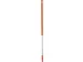 Manche en aluminium 2935-7 ergonomique orange 130cm Ø31 mm