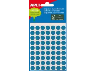 Apli Ronde Etiketten Ø8mm Blauw - 1