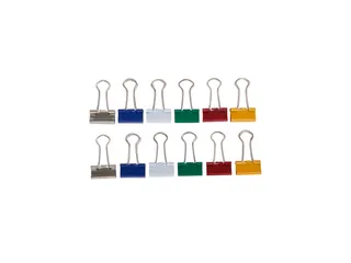 Papierklem MAUL 213 foldback 19mm capaciteit 7mm assorti - 1