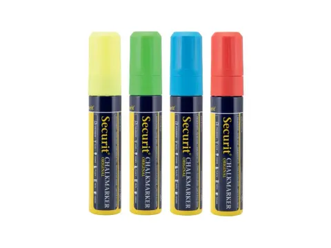 Krijtstift Securit Sma-720 Blok Assorti 7-15mm Blister à 4st