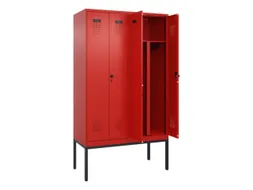 PBM-locker,HxBxD 2120x1200x500mm,4vak,vak B 300mm,draaigrendel
