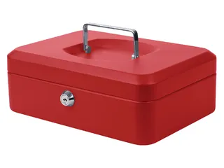 Geldkist Pavo 250x180x90mm rood - 3