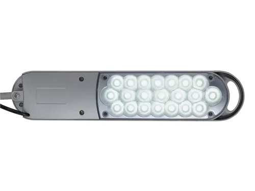 Bureaulamp LED MAULatlantic Zilver met tafelklem