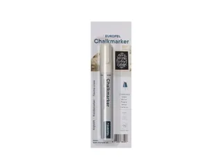 Krijtstift Europel 6mm wit blister 1 stuk - 1